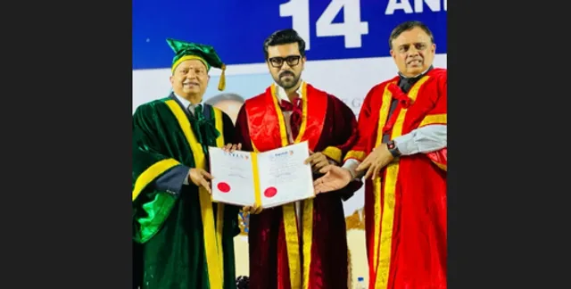 Dr Ram Charan: Chennai university confers honorary doctorate on power star