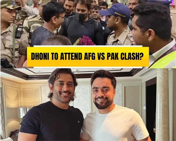 MS Dhoni & Rashid Khan (Source: Twitter)