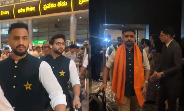 Pakistan Team arrives in India