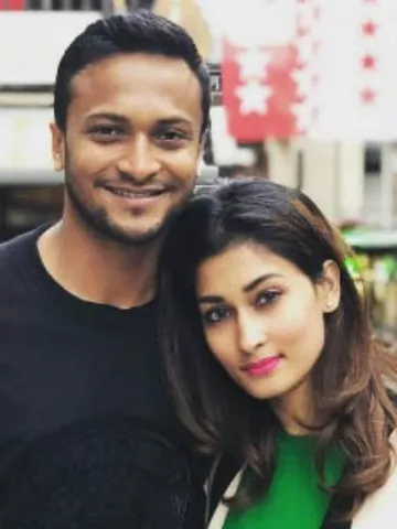 Shakib Al Hasan and Umme Ahmed Shishir