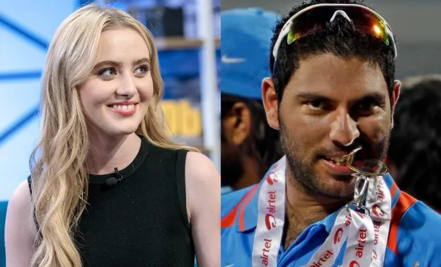 Kathryn Newton and Yuvraj Singh