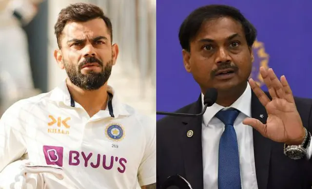Virat Kohli and MSK Prasad
