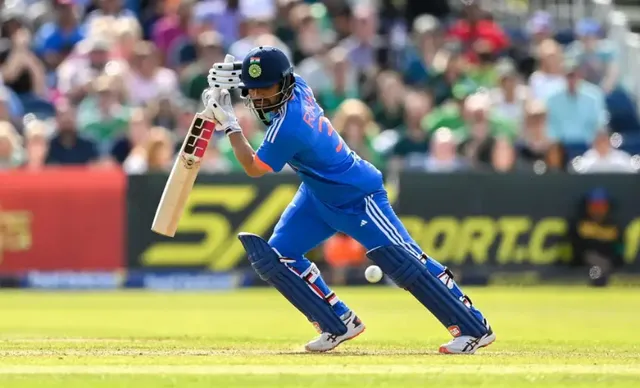 Rinku Singh during Ireland vs India, 2nd T20I