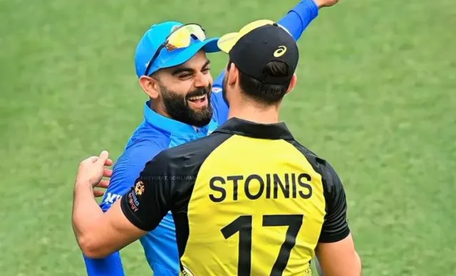 Virat Kohli and Marcus Stoinis