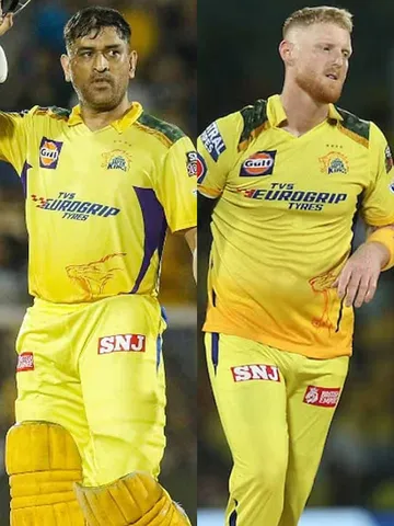 MS Dhoni & Ben Stokes