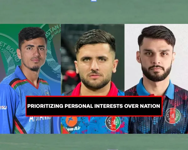 Prioritizing personal interest over Nation