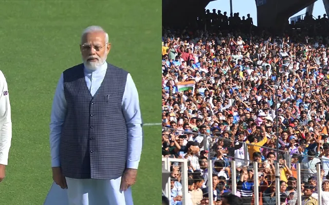 WATCH: Spine-tingling rendition of Indian national anthem by Narendra Modi and Ahmedabad crowd ahead 4th Test