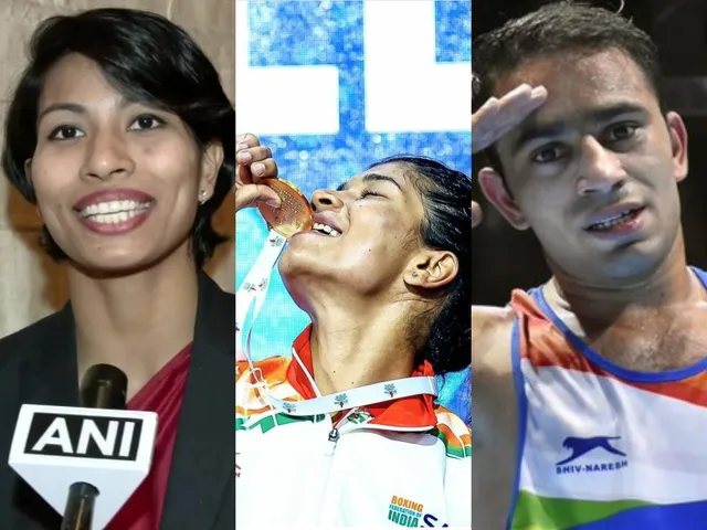 Lovlina Borgohain, Nikhat Zareen, Amit Panghal