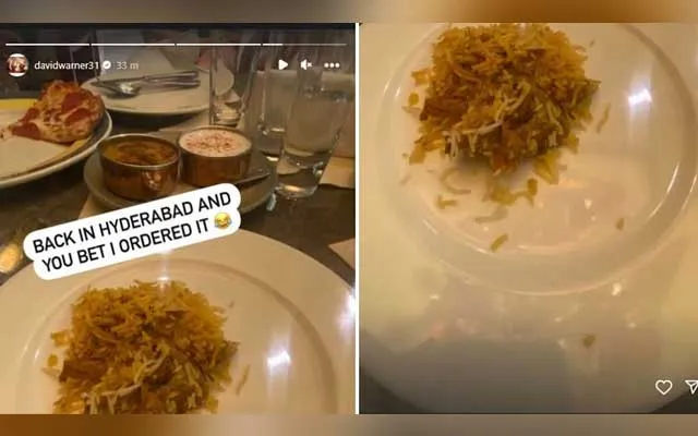 ‘Yeh Biryani hamare players ko mat khilao’ Fans react to David Warner showing his love for Biryani
