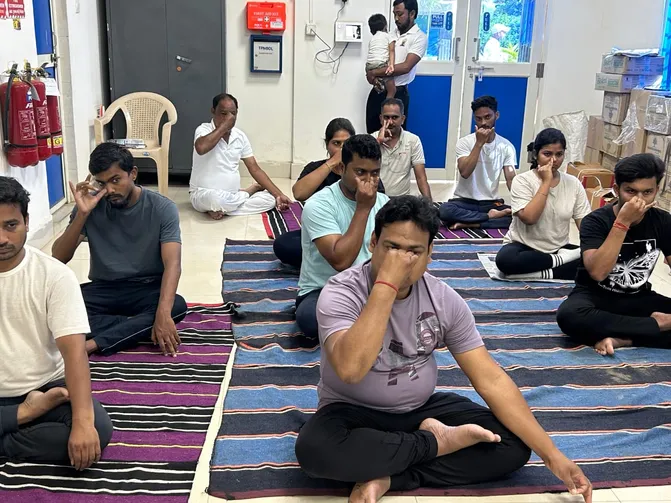INTERNATIONAL YOGA DAY AT TPNODL
