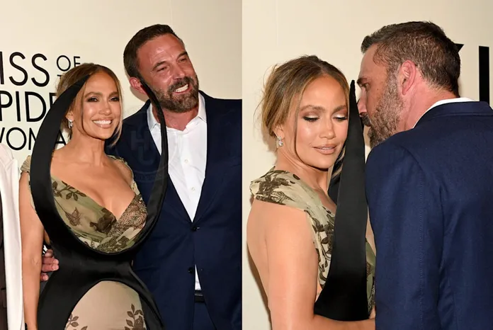 Jennifer-Lopez-And-Ex-Husband-Ben-Affleck-Cozy-Up-On-Red-Carpet-During-Surprise-Reunion-At-‘Kiss-Of-The-Spider-Woman-Premiere-In-NYC-1024x685