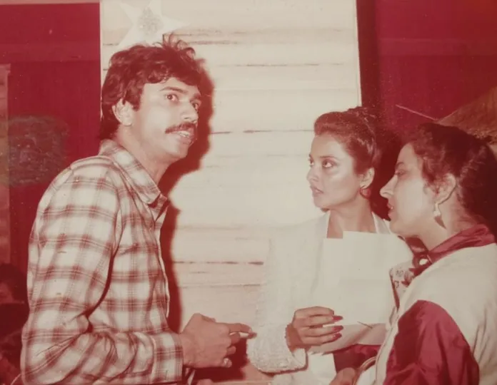 Star actress Rekha chats with sr journalist Chaitanya Padukone  (1983)