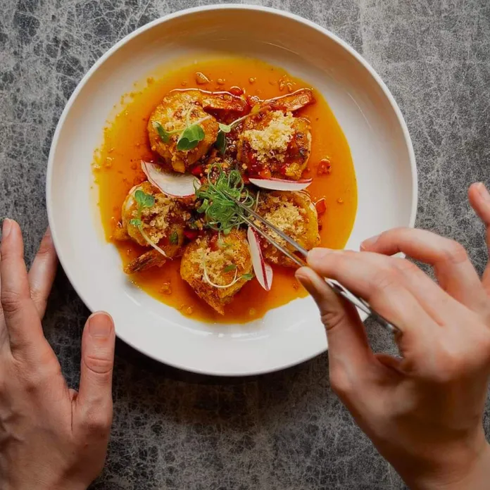 Yuzu Butter Garlic Chilli Prawns