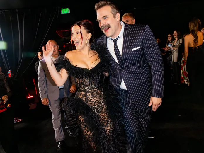 Millie Bobby Brown Shuts Down David Harbour 'Bullying' Rumors on Red Carpet  - Parade