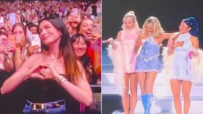 Video: Anne Hathaway gets handcuffed at Sabrina Carpenter tour stop | Daily  Mail Online