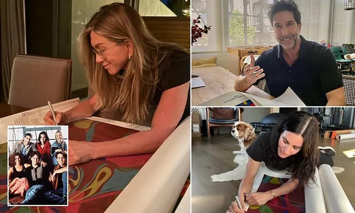 Friends cast reunite for tribute to co-star Matthew Perry... two years  after his tragic death aged 54 | Daily Mail Online