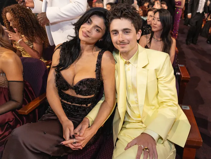 Kylie Jenner, Timothee Chalamet Spotted Enjoying Sunday's Oscars Ceremony
