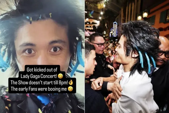 Johnson Wen, who rushed at Ariana Grande, kicked out of Lady Gaga concert  in Australia | The Straits Times
