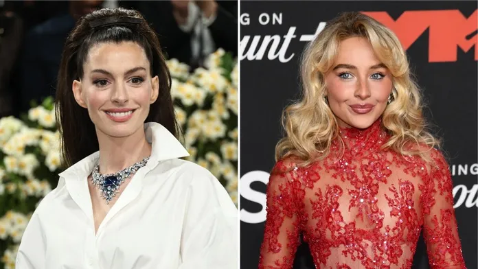 Sabrina Carpenter Arrests Anne Hathaway For Being 'Most Perfect Princess' |  iHeart