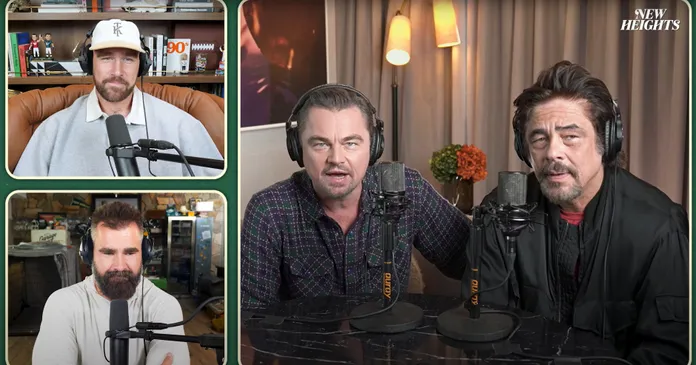 Leonardo DiCaprio makes first podcast appearance on 'New Heights'