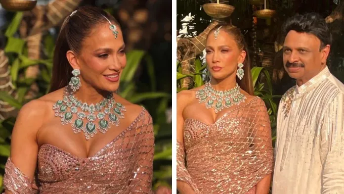 Jennifer Lopez turns heads in Manish Malhotra saree before shining in stage  outfits in Udaipur - The Statesman