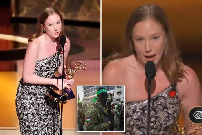 Hacks' star Hannah Einbinder slammed for crude Emmys speech: 'F–k ICE and  free Palestine'