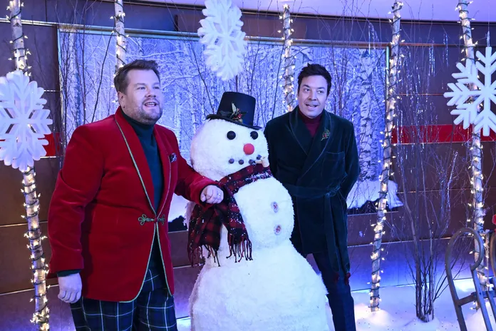 Exclusive | Jimmy Fallon, James Corden croon Sinatra and Bennett tunes