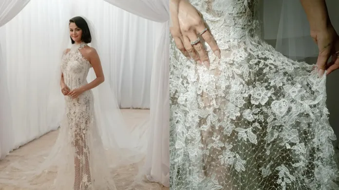 Selena Gomez's Ralph Lauren wedding dress pays tribute to Benny Blanco -  Fashion - DesignTAXI Community: Creative Connections, Conversations and  Collaborations
