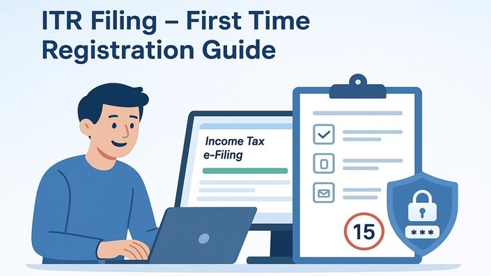 ITR filing: पहली बार फाइल करना है इनकम टैक्स रिटर्न? सबसे पहले ई-फाइलिंग  वेबसाइट पर ऐसे करें रजिस्ट्रेशन, समझें पूरी प्रॉसेस
