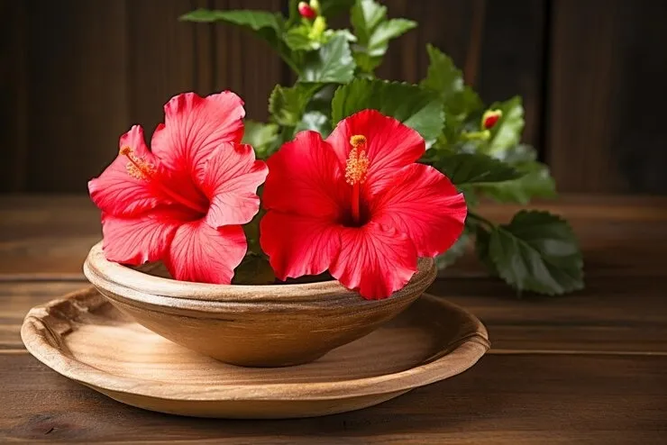 Hair Care Mask With Red Hibiscus 1