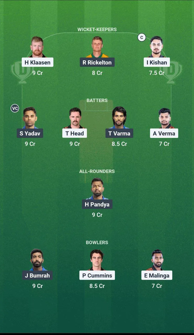 SRH vs MI 