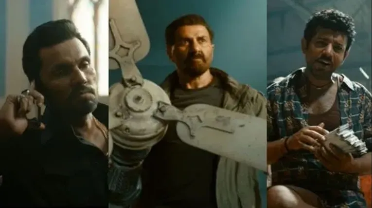 Jaat Sunny Deol, Randeep Hooda and Vineet Kumar Singh 