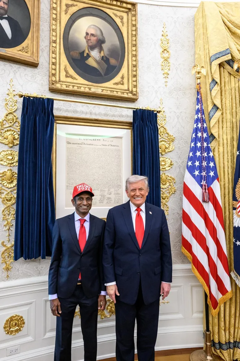 Donald Trump and Timmy Cheedala