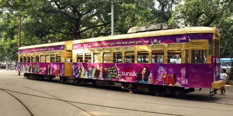 Sunsilk Shine Campaign on Tram in 2024