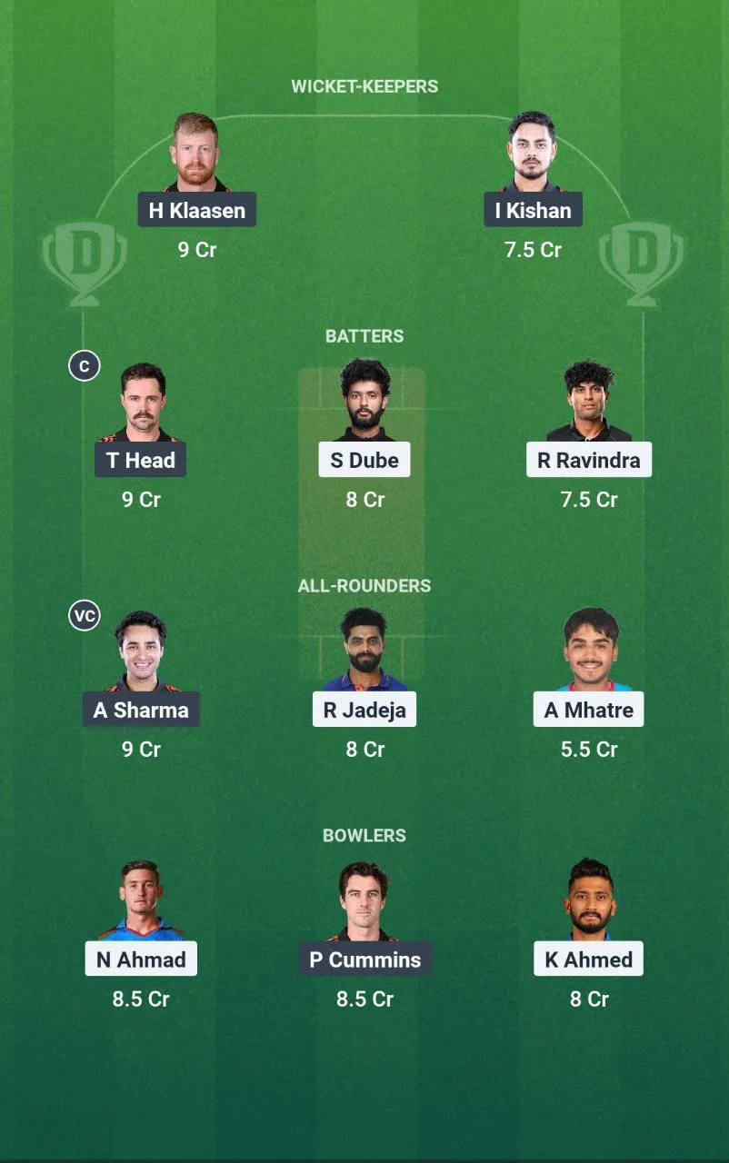 CHE vs SRH 