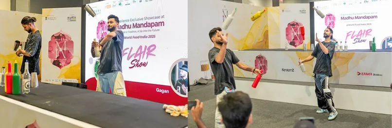 Flair show at Madhu Mandapam by Gagan Arora and Sarthak Jugran