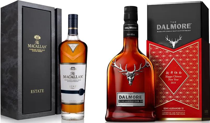 Dalmore and Macallan