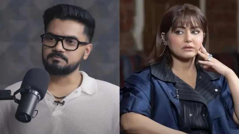 Rocky Jaiswal and Hina Khan