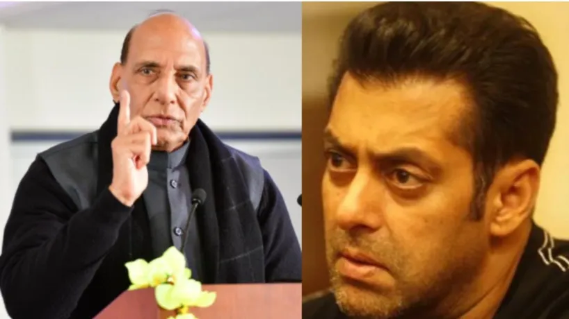 Salman Khan and rajnath singh