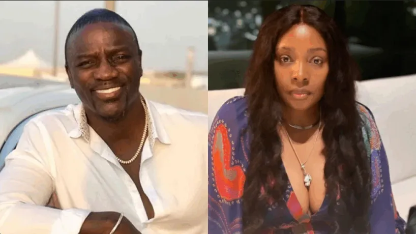 Akon and Tomeka Thiam