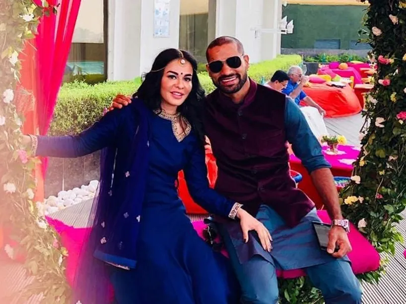 Shikhar Dhawan Aesha Mukerji 