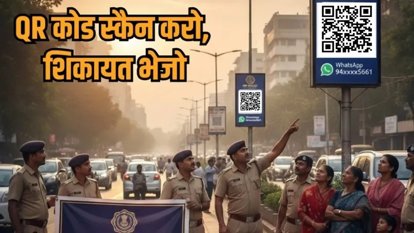 MP Police smart policing QR code Complaint System