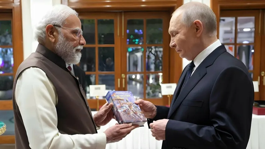 Putin Modi Bhagavad Gita