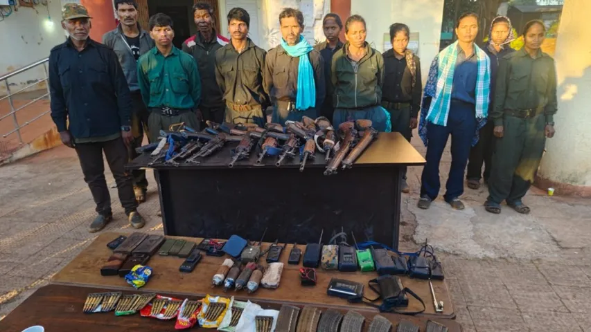 CG Naxalites Surrender