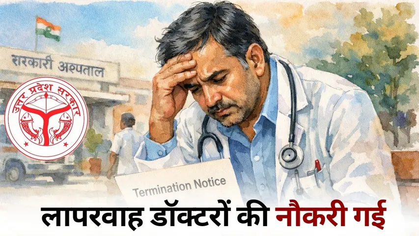 up-deputy-cm-brajesh-pathak-action- 17 negligent-doctors-dismissed lucknow hindi zxc
