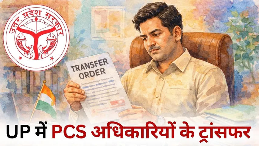 UP PCS Transfer List 6 officer hindi news