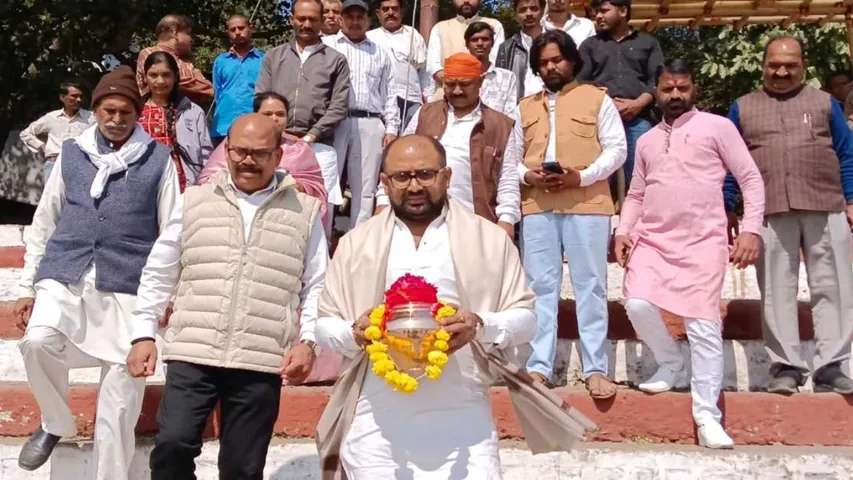 Ajit Pawar Asthi Narmada