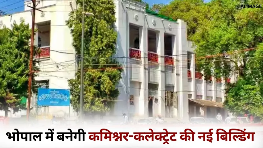 Bhopal Commissioner Collectorate New Building 15 departments Shifting Time Limit meeting hindi news