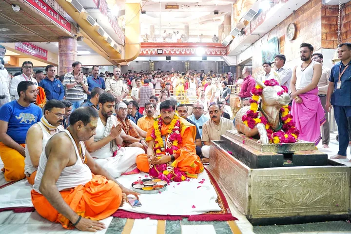 CM Mohan Yadav  Poojan