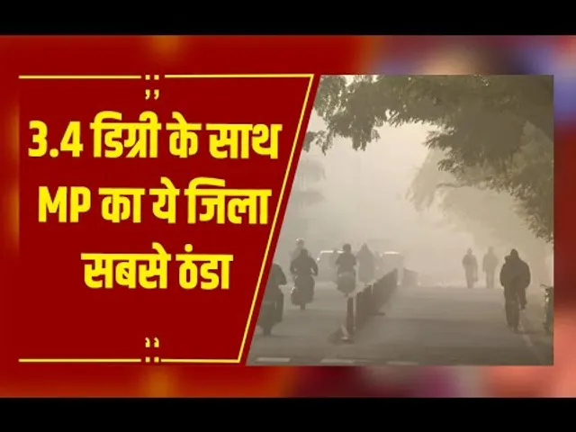 MP Weather : MP में सर्द हवा से फिर बढ़ी ठिठुरन, 15 से ज्यादा जिलों में छाया घना कोहरा